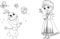 Disney Маля. Гра з кольором. Крижане серце